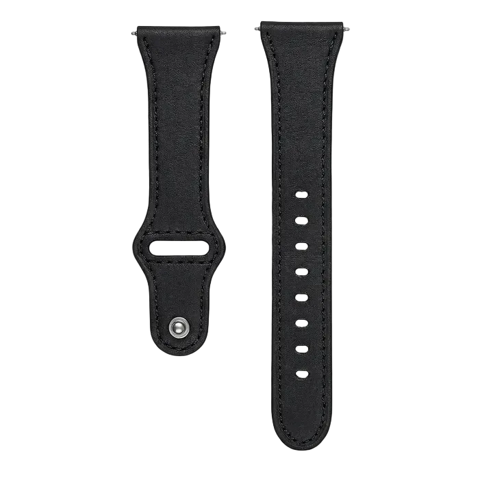 Lederarmband moderne schließe Schwarz