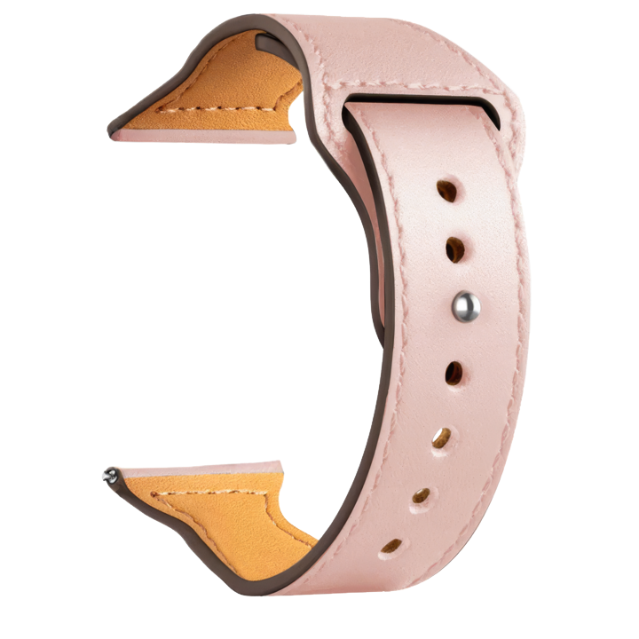Lederarmband moderne schließe Rosa