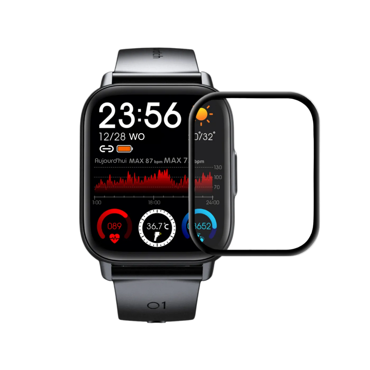 Health Smartwatch 2 Displayschutzfolie