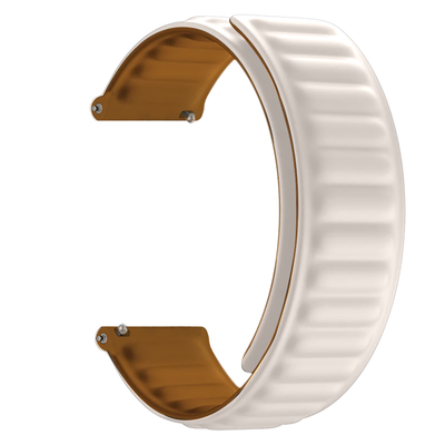 Lederschlaufe Magnetverschluss Weiß - Gard Pro DE