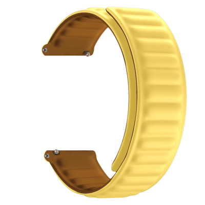 Lederschlaufe Magnetverschluss Gelb - Gard Pro DE